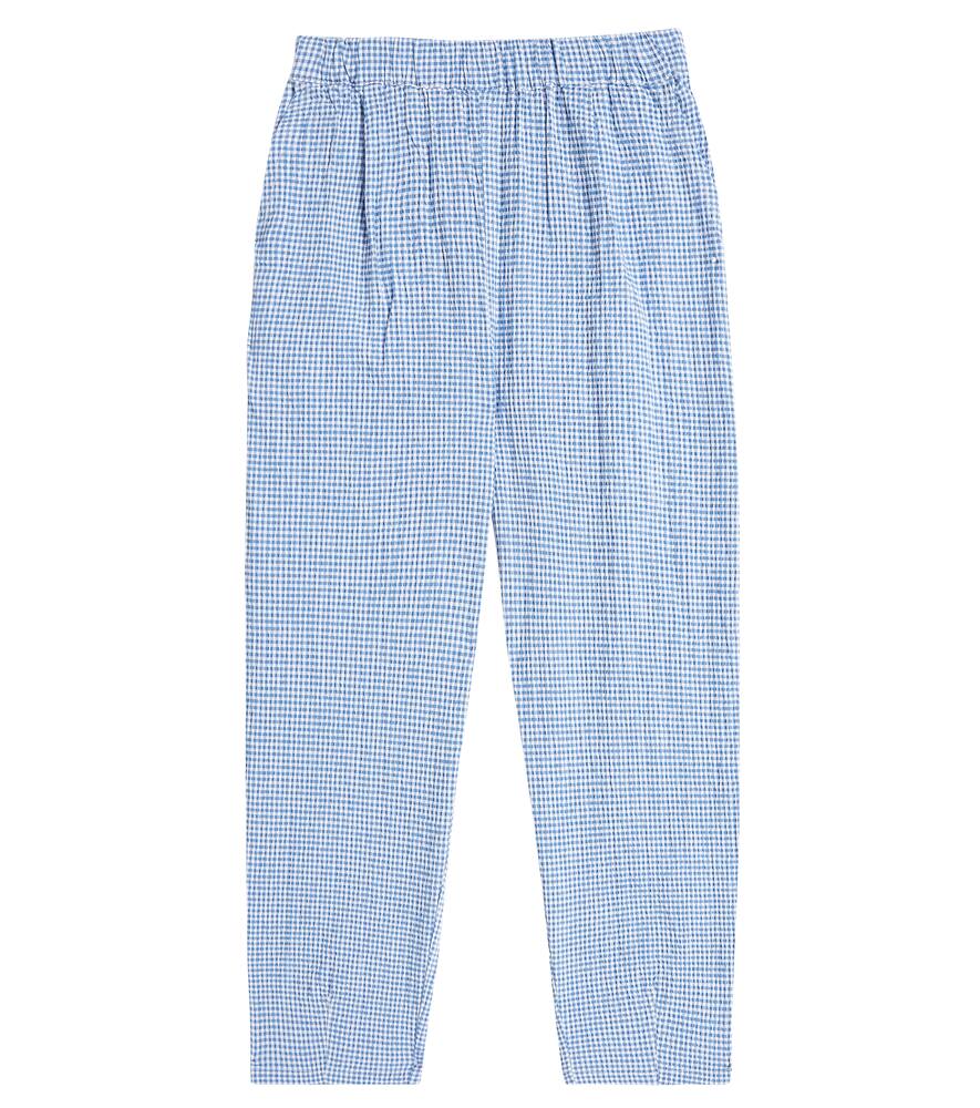 Liewood Birger checked seersucker pants