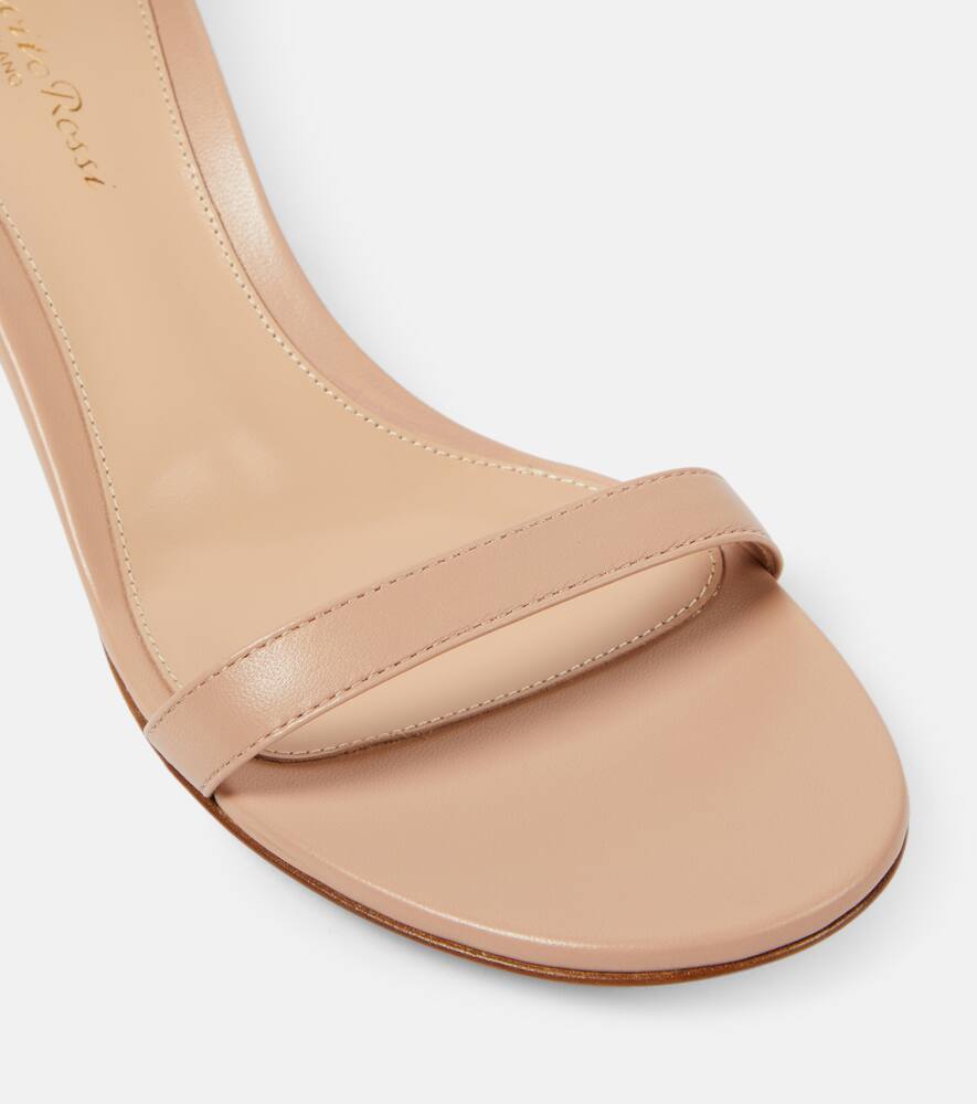 Gianvito Rossi Gaeta 45 Leather Sandals In Pink