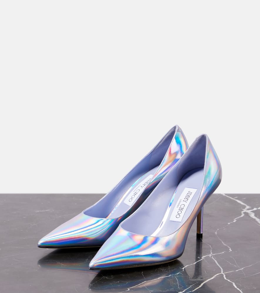 Jimmy Choo Love 85 Leather Pumps In Blue