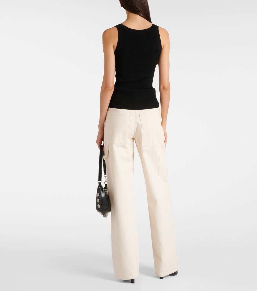  Max Mara Max Mara Leisure Siro Ribbed-knit Tank Top 