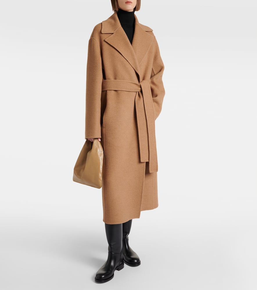 The Row Bindle Small Leather Tote Bag In Brown