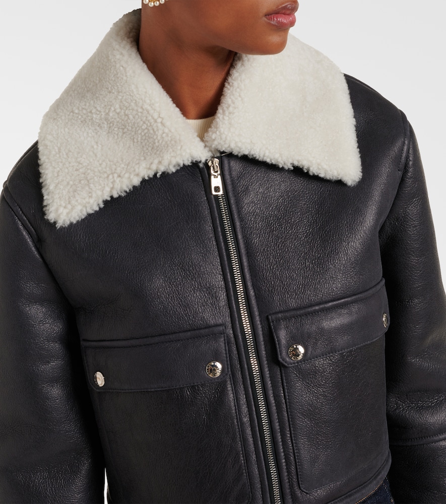 Dolce & Gabbana Leather Jacket In Black