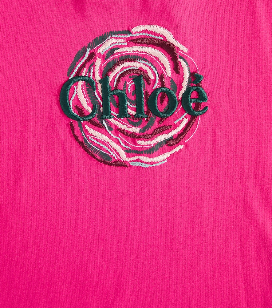  Chloe Kids Chloã© Kids Logo Cotton Top 