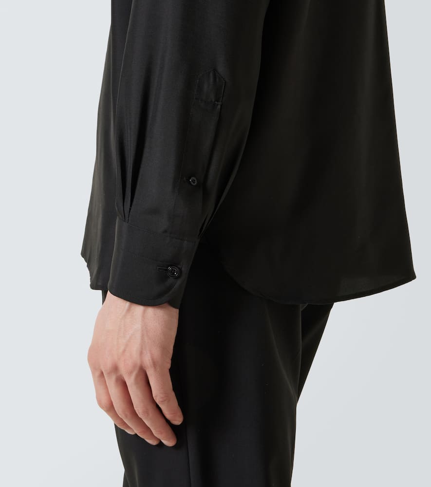 Tom Ford Silk Turtleneck Sweater In Gold