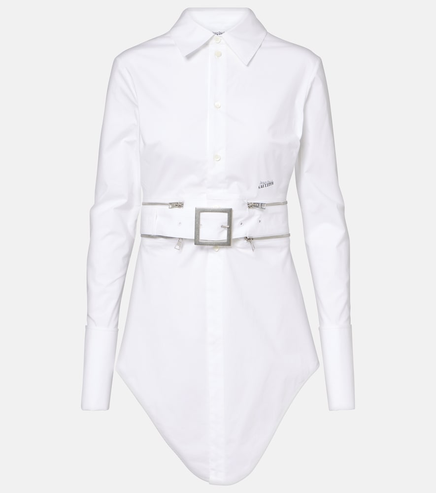 Jean Paul Gaultier Robe chemise en coton mlang 395 €
