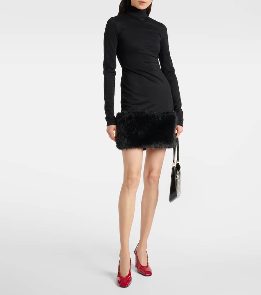 Prada Slingback-pumps Aus Lackleder In Red