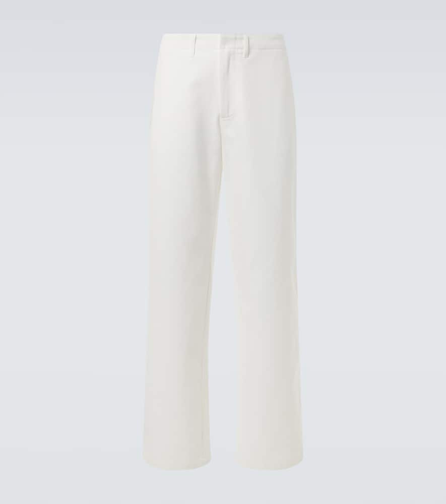 Cotton wide-leg pants