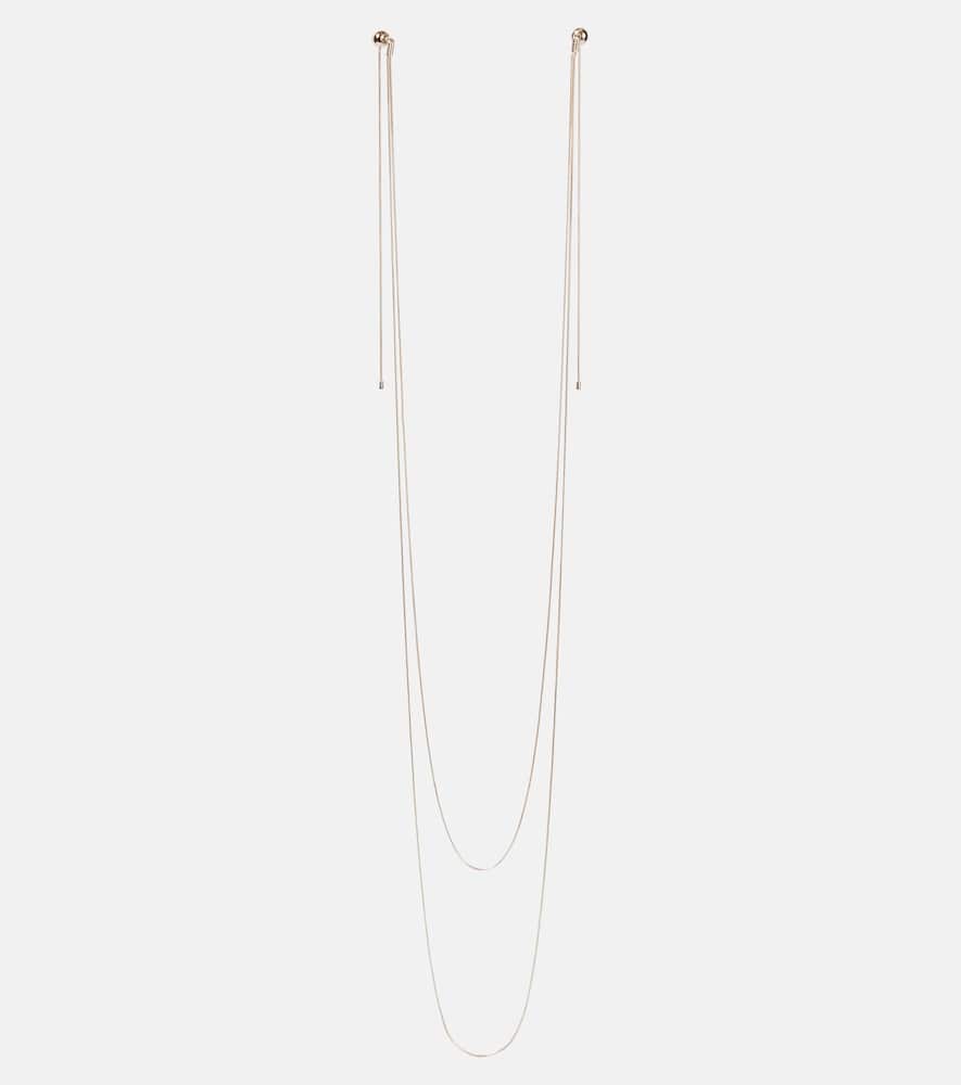 Alaïa Chain necklace earrings