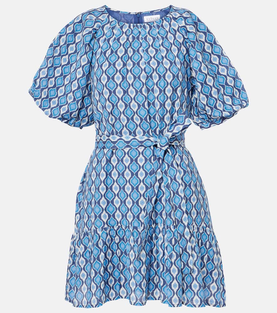 Velvet Shereen printed minidress