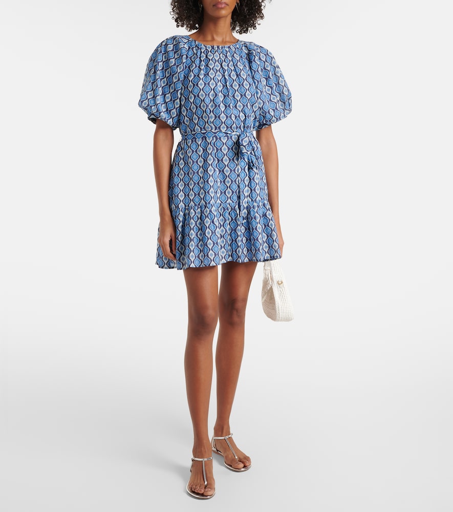  Velvet Velvet Shereen Printed Minidress 