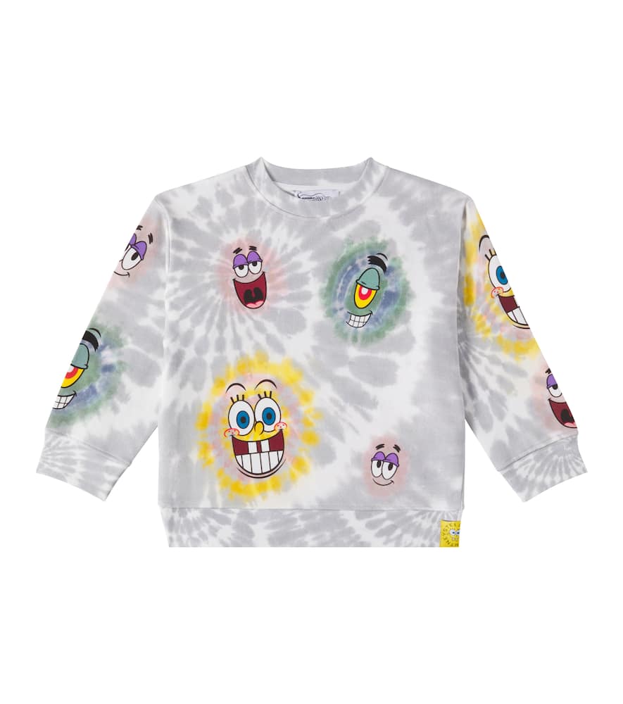 Stella Mccartney Printed Cotton Jersey Sweatshirt In Multicoloured