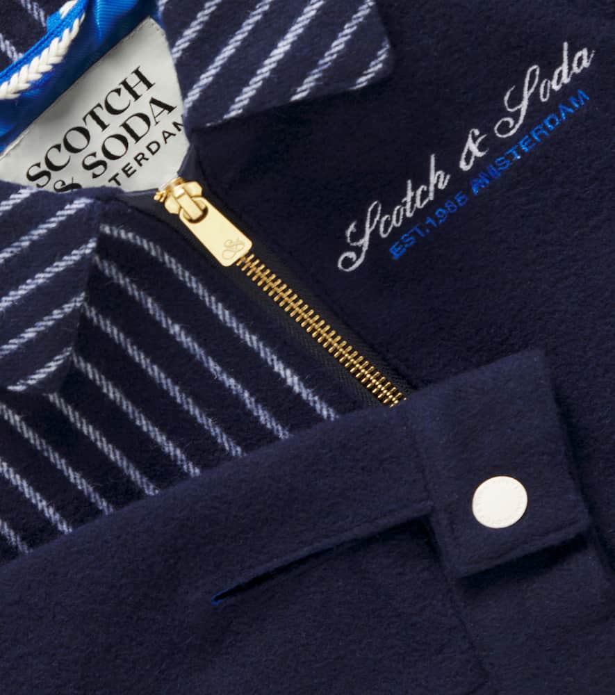 Scotch & Soda In-between Jacket In Blue
