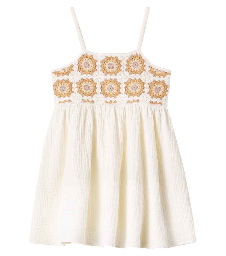 Rylee + Cru Kids' Crochet Cotton Dress