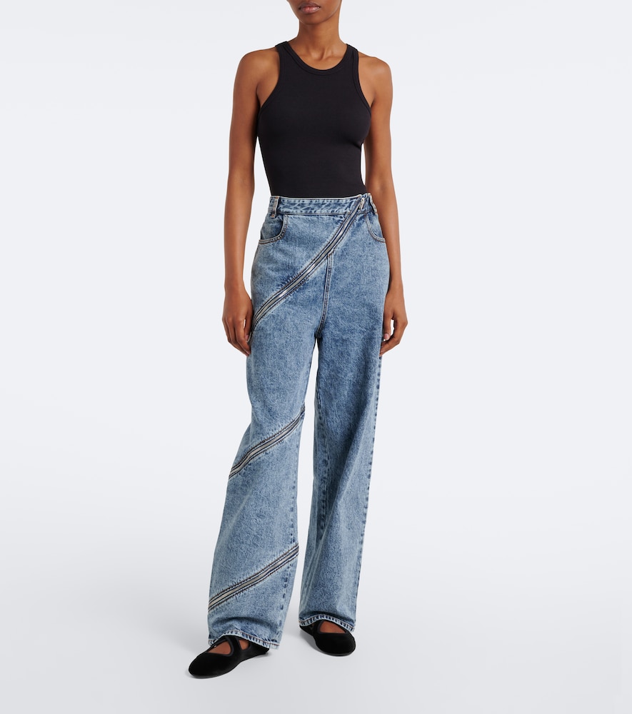 Alaïa Velvet Ballet Flats