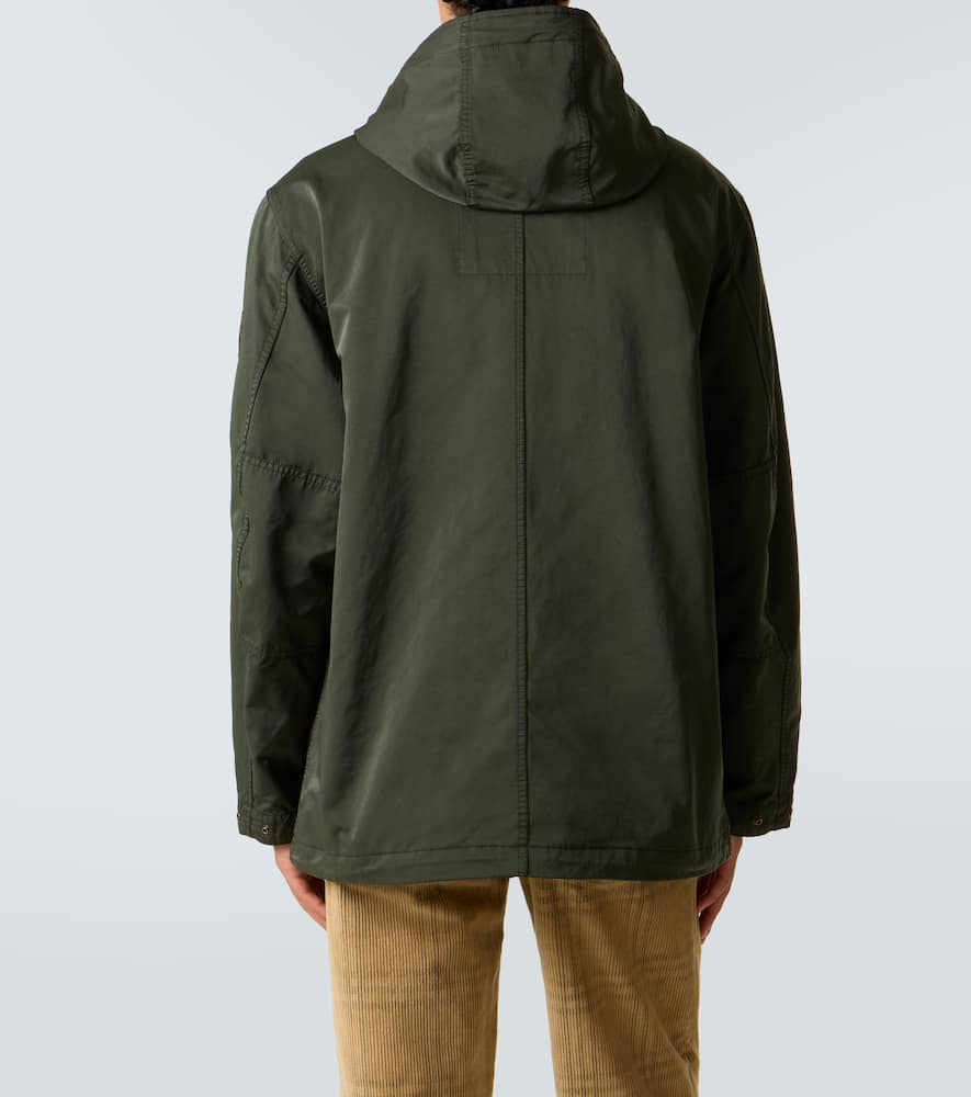 Burberry Embossed Ekd Stamp Buttoned Jacket In Green