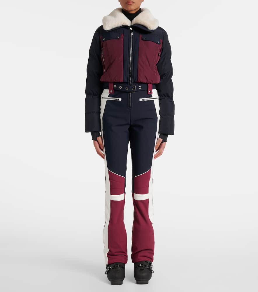 Fusalp Karei Faux Fur-trimmed Ski Suit In Multi