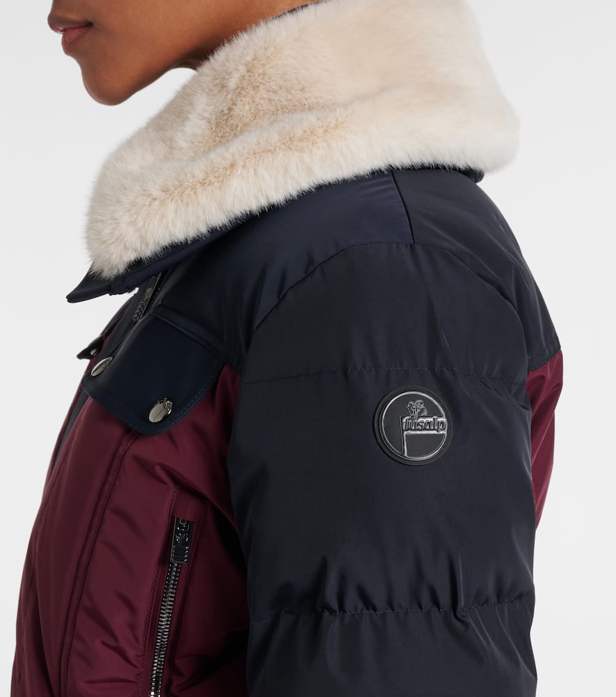 Fusalp Karei Faux Fur-trimmed Ski Suit In Multi