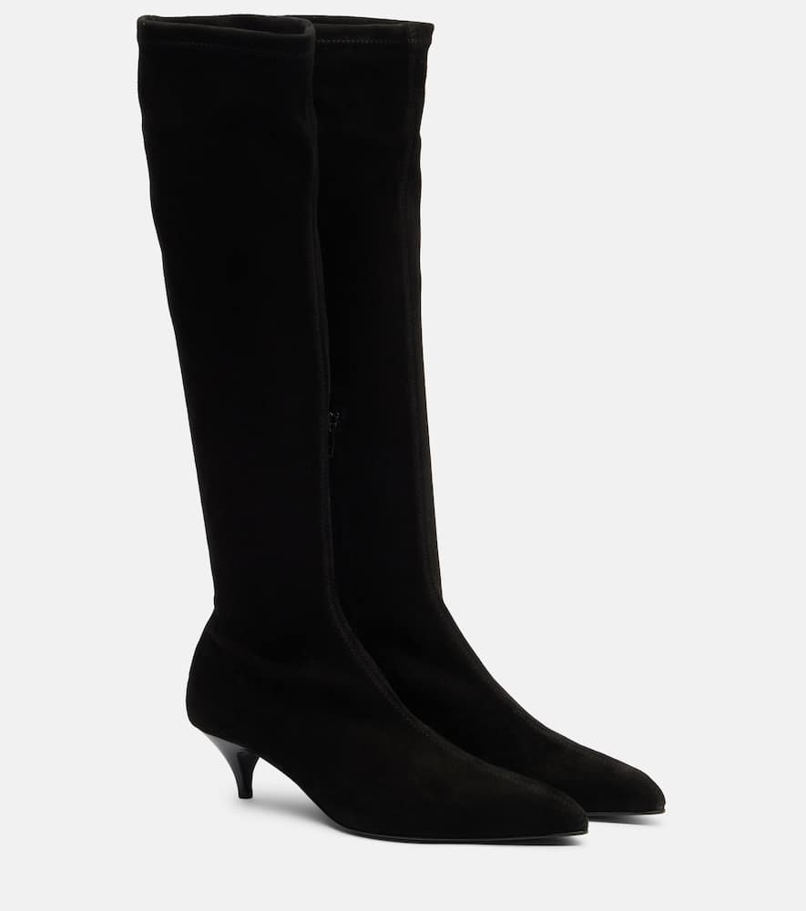 A.emery A. Emery Oscar 60 Suede Knee-high Boots In Black