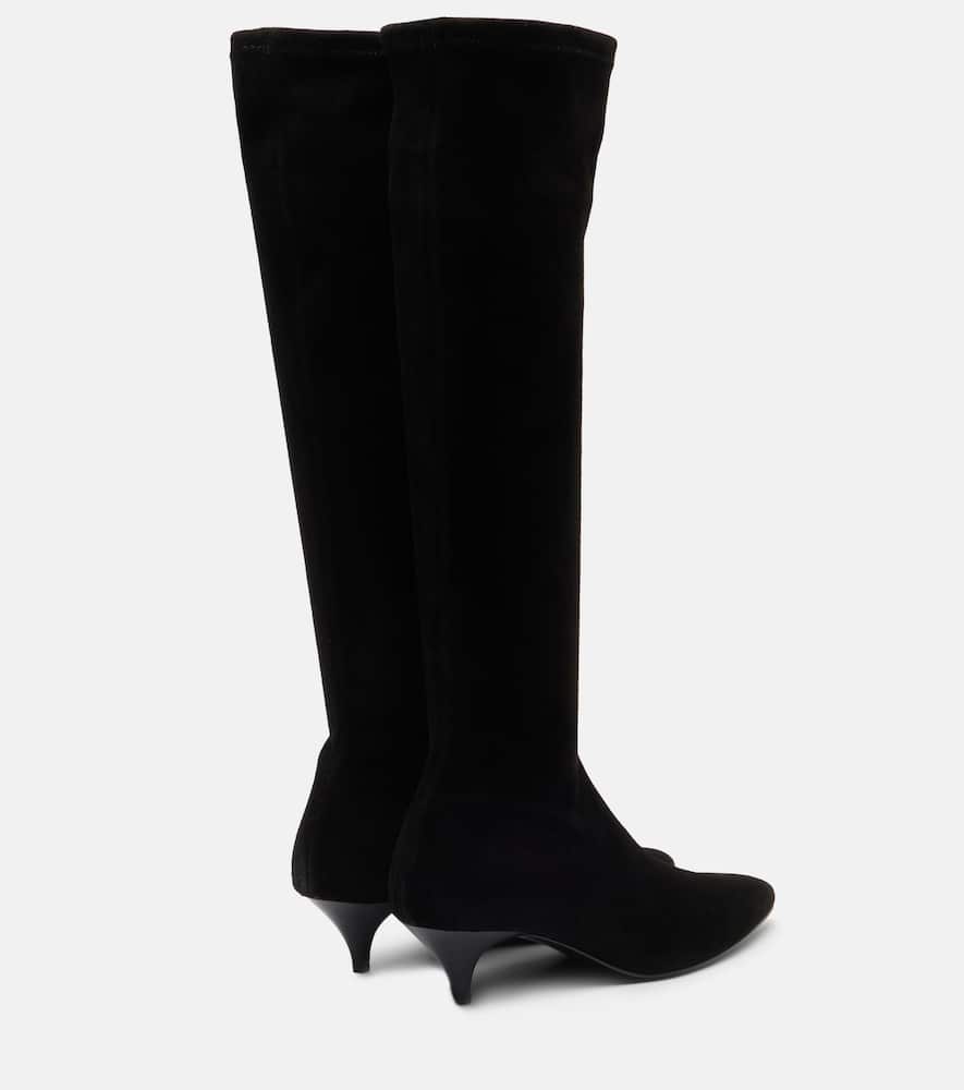 A.emery A. Emery Oscar 60 Suede Knee-high Boots In Black