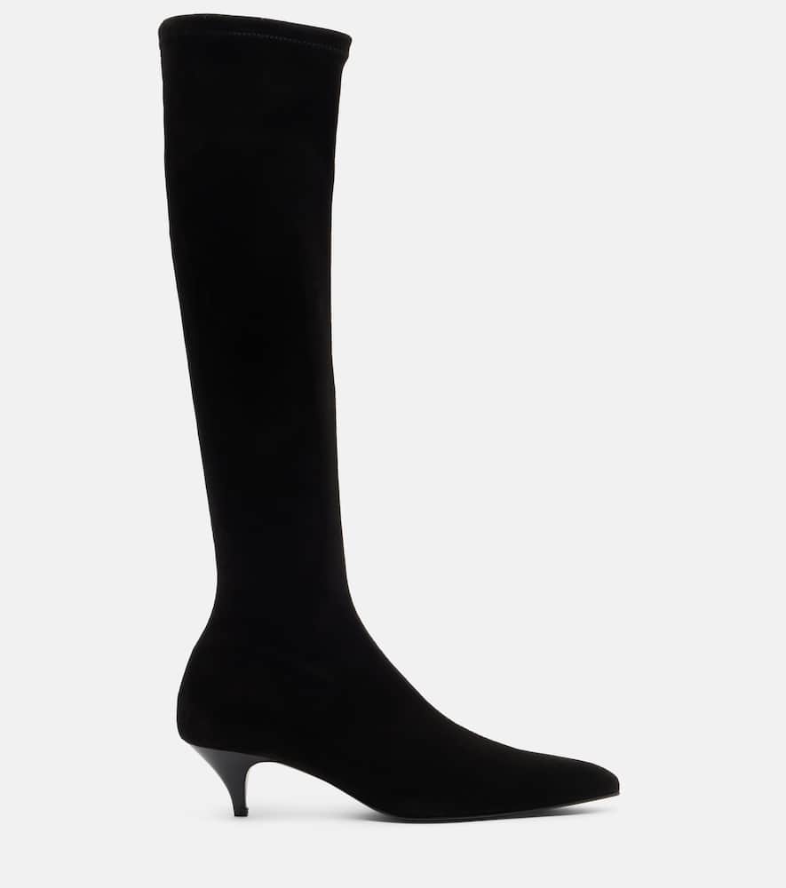 A.emery A. Emery Oscar 60 Suede Knee-high Boots In Black