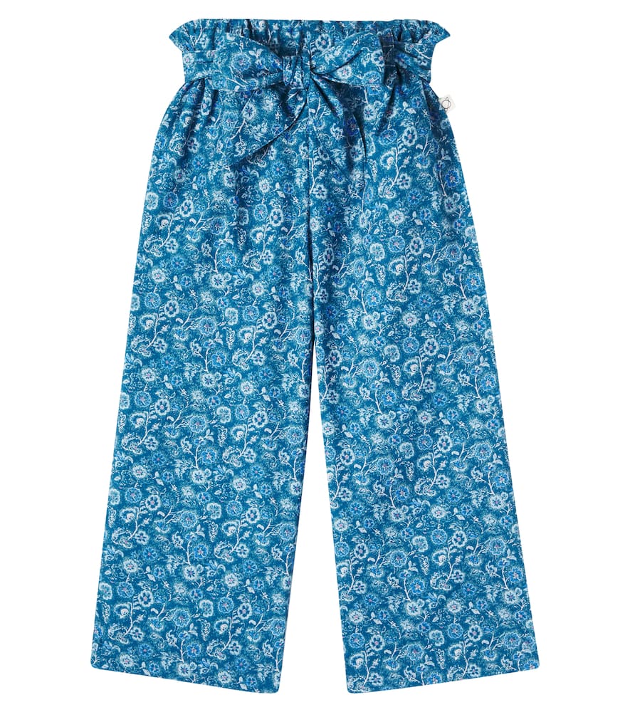 Cozmo Lima Cotton Corduroy Pants In Blue