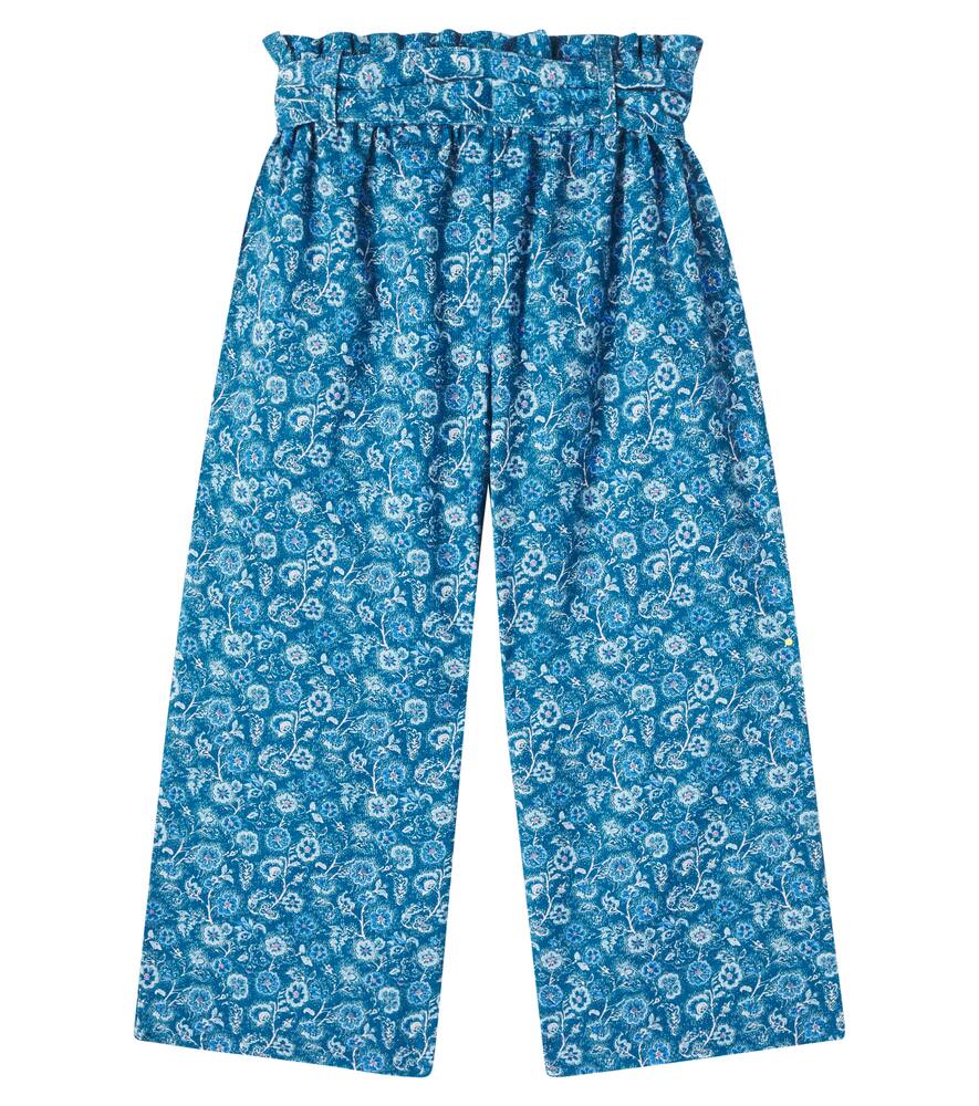 Cozmo Lima Cotton Corduroy Pants In Blue