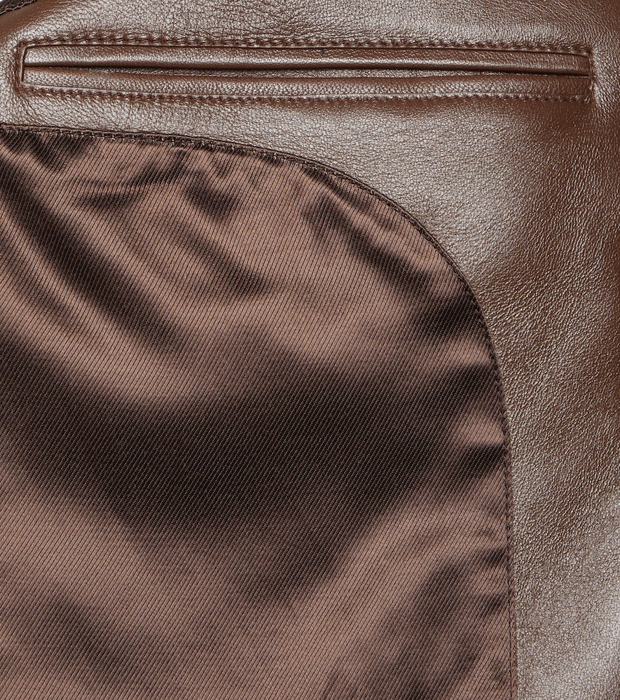  Tom Ford Tom Ford Leather Blazer 