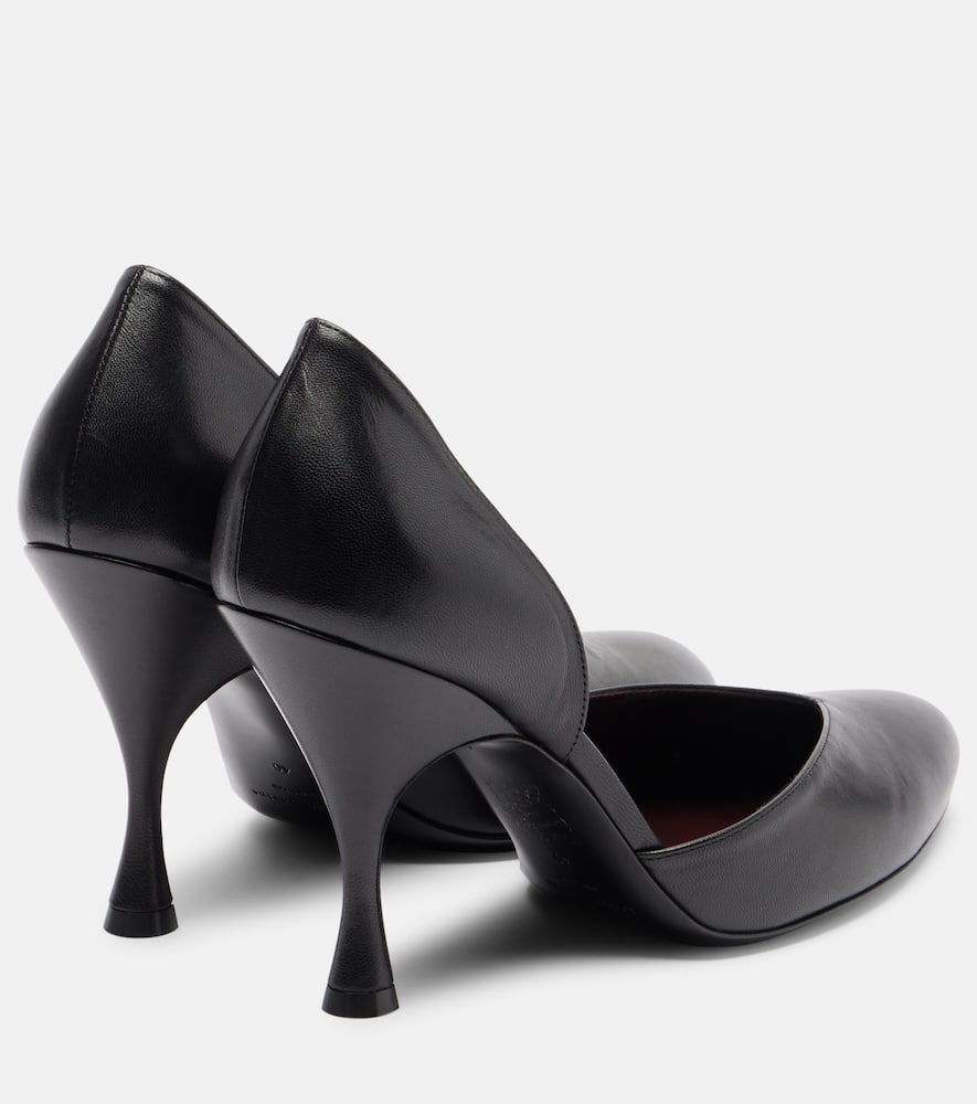 Herbert Levine Not Half Bad Leather Pumps In Black