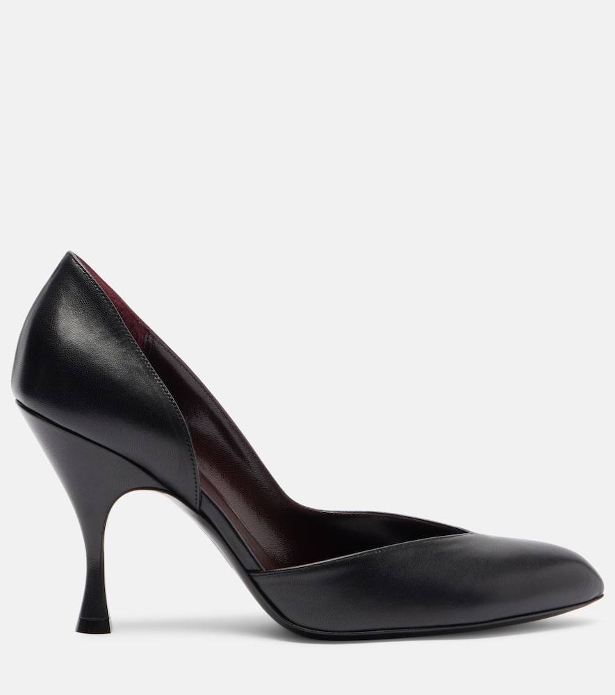 Herbert Levine Not Half Bad Leather Pumps In Black