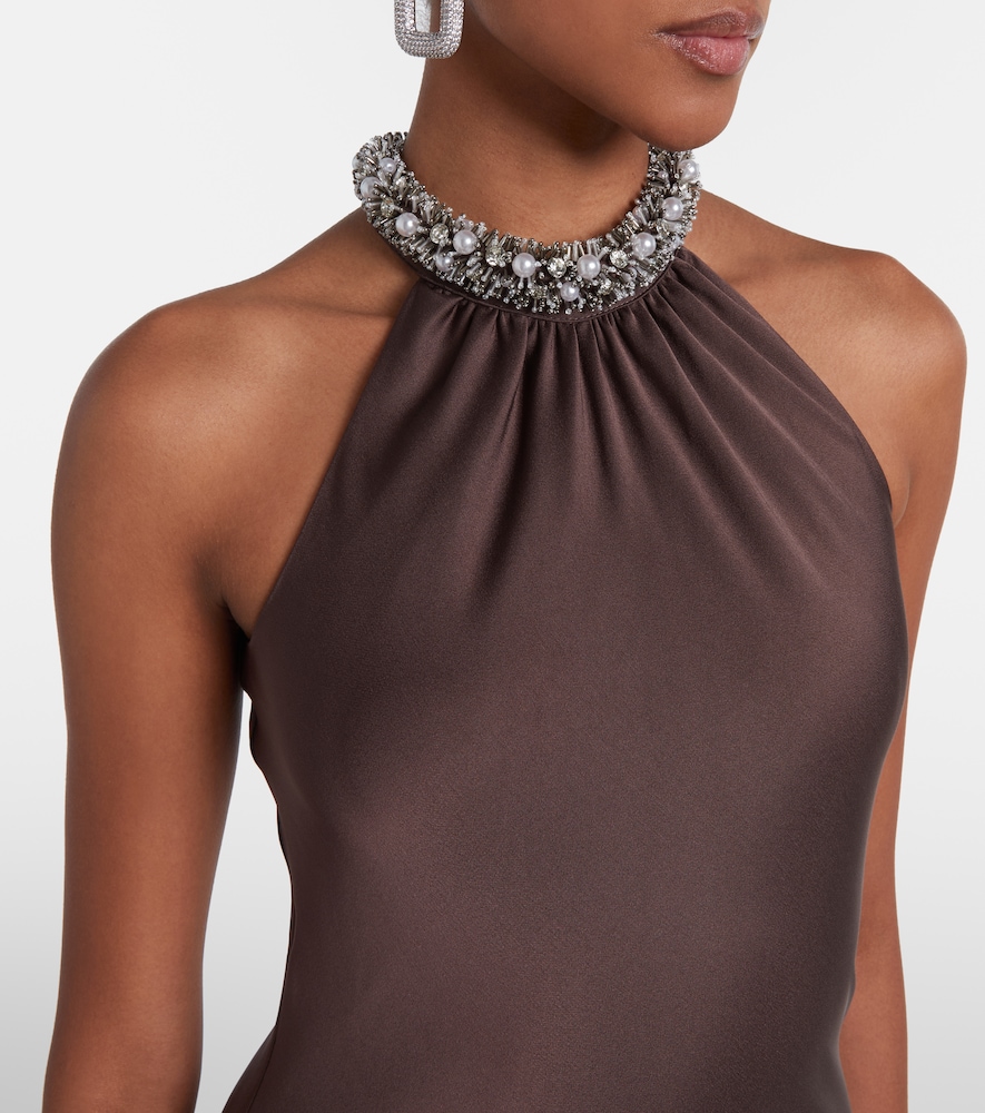  Simkhai Simkhai Embellished Satin Gown 
