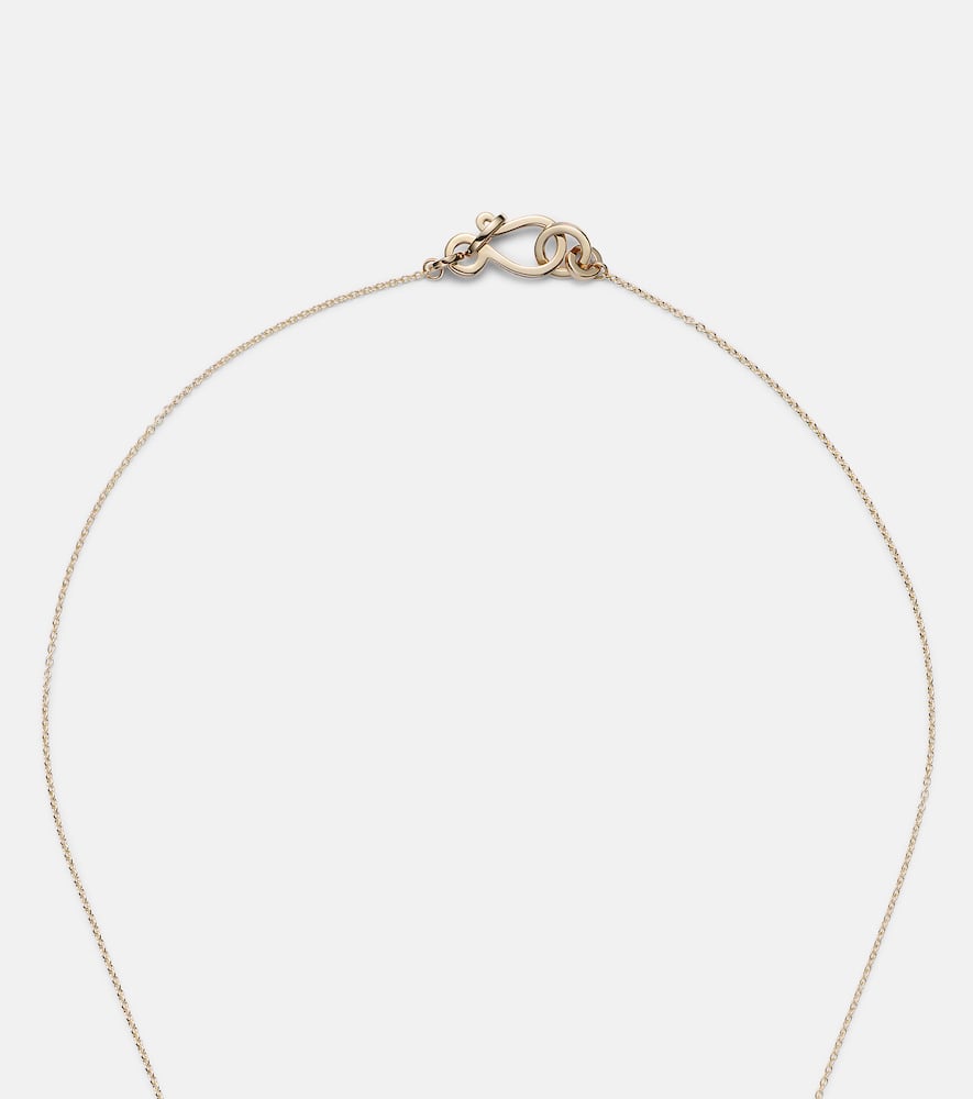 Sophie Bille Brahe Perle Poire Simple 14kt Gold Necklace With Freshwater Pearls In Gold
