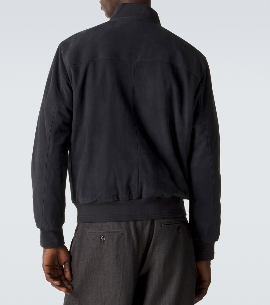  Tod's Tod's Suede Bomber Jacket 