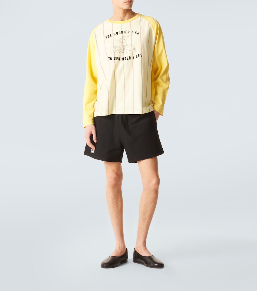  Bode Bode T-shirt Summertime Aus Baumwoll-jersey 