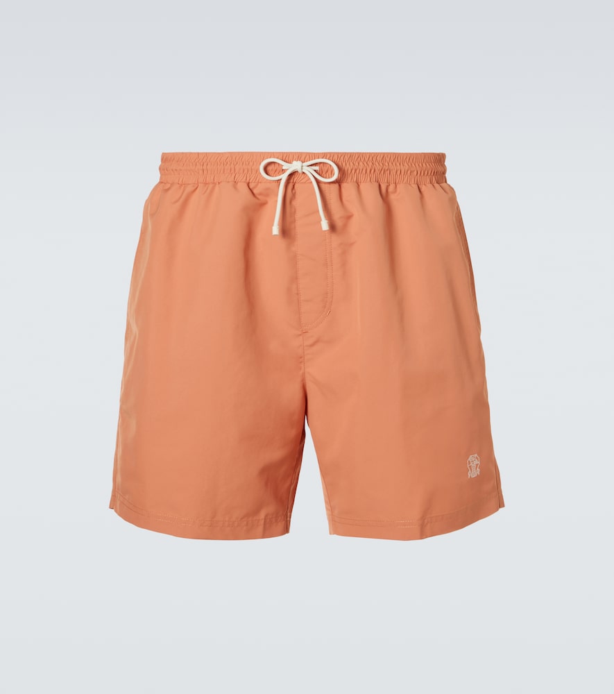 BRUNELLO CUCINELLI Brunello Cucinelli Logo swim trunks　Brunello Cucinelli ロゴ スイムトランクス