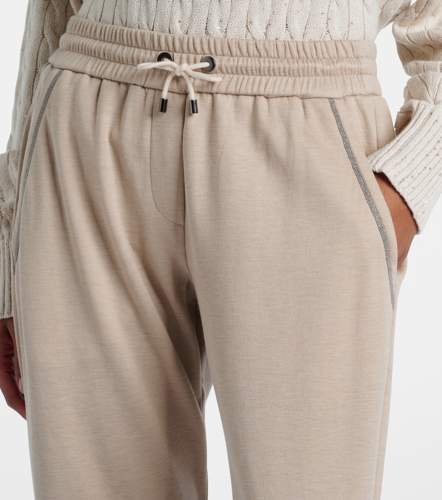  Brunello Cucinelli Brunello Cucinelli Jogginghose Monili Aus Baumwolle Und Seide 