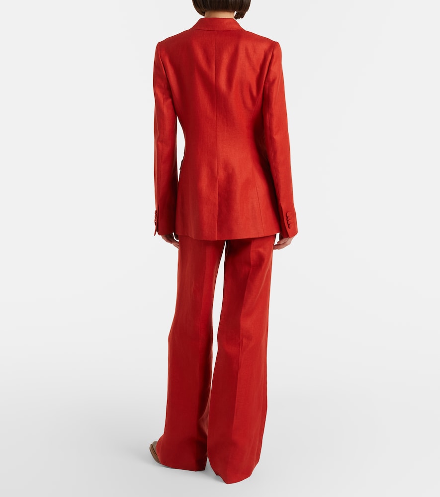  Gabriela Hearst Gabriela Hearst High-rise-schlaghose Vesta Aus Leinen 
