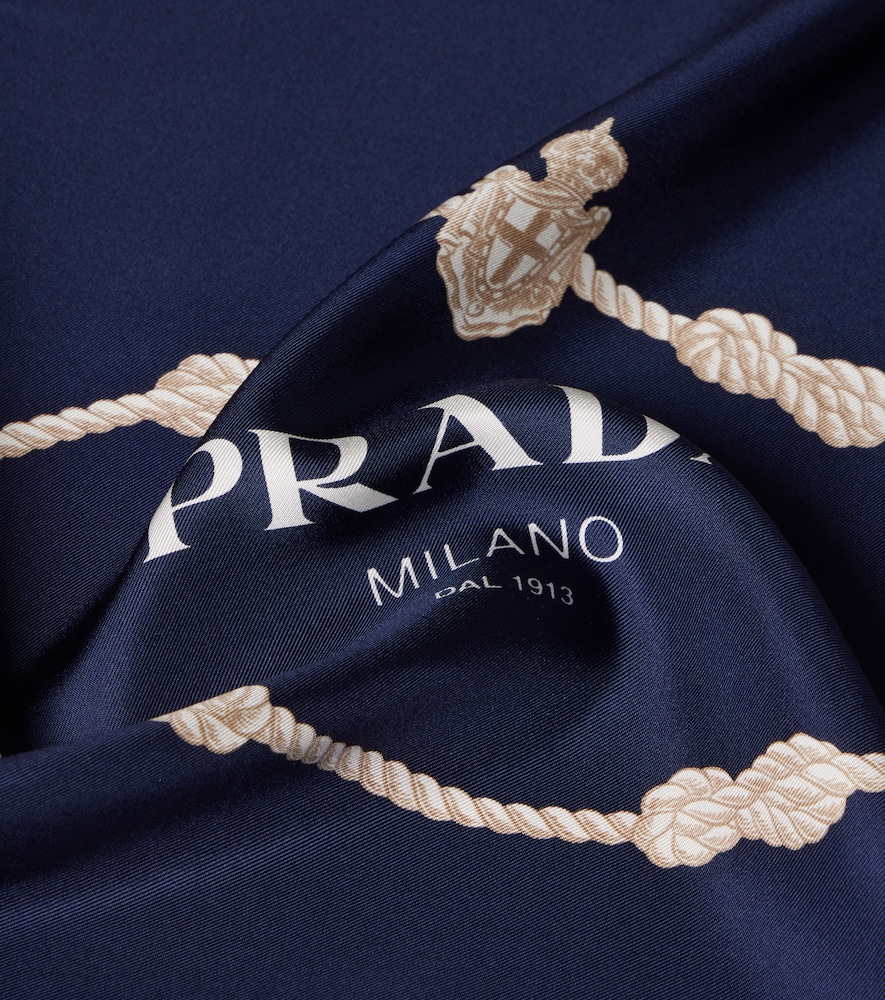  Prada Prada Tuch Aus Seiden-twill 