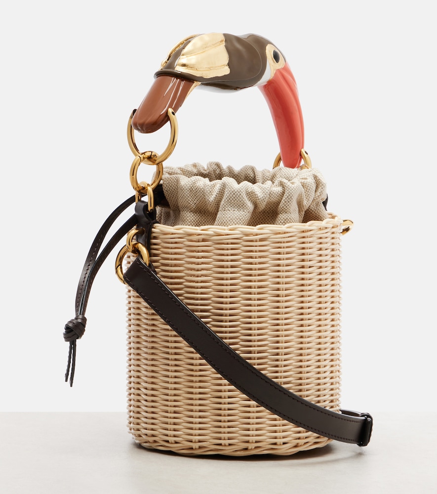  Chloe Chloe Tropicus Wicker Bucket Bag 