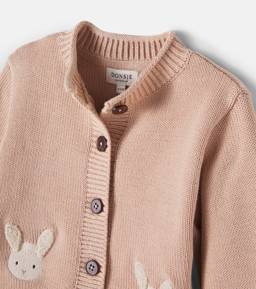  Donsje Donsje Baby Bestickter Cardigan Danta Aus Baumwolle 