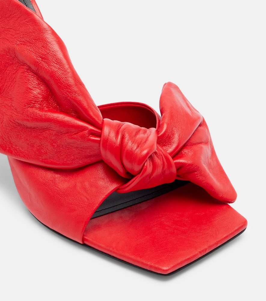  Givenchy Givenchy Boudoir Bow Leather Mules 