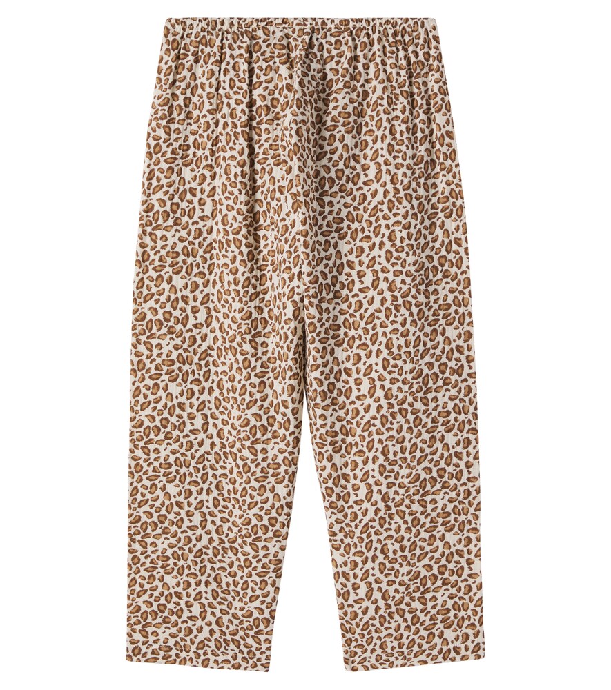  Konges Slojd Konges Slã¸jd Coco Leopard-print Cotton Pants 