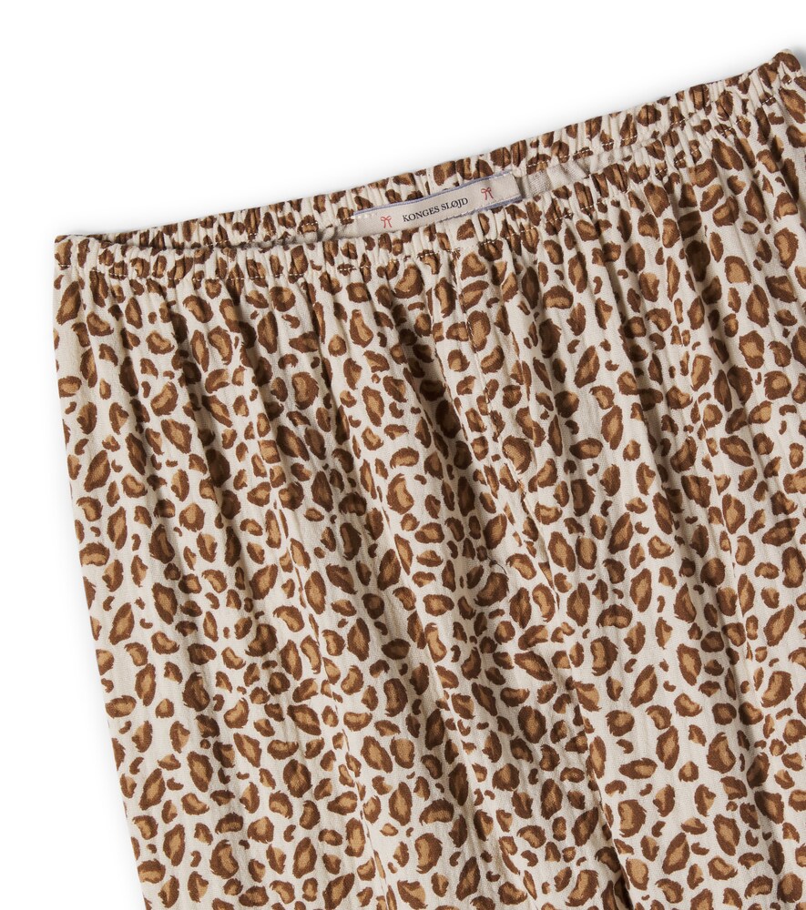  Konges Slojd Konges Slã¸jd Coco Leopard-print Cotton Pants 