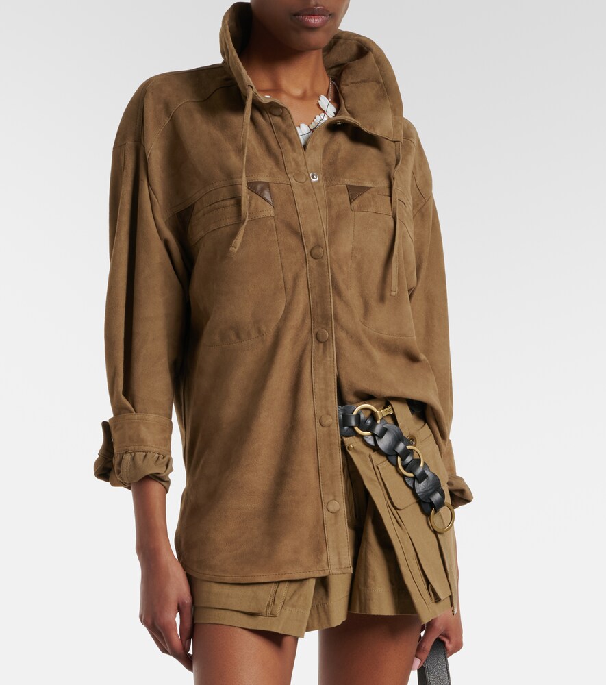 Isabel Marant Maldia suede overshirt