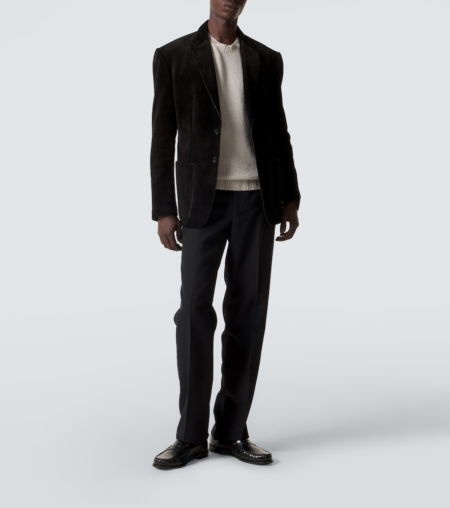 Straight Pants Wool