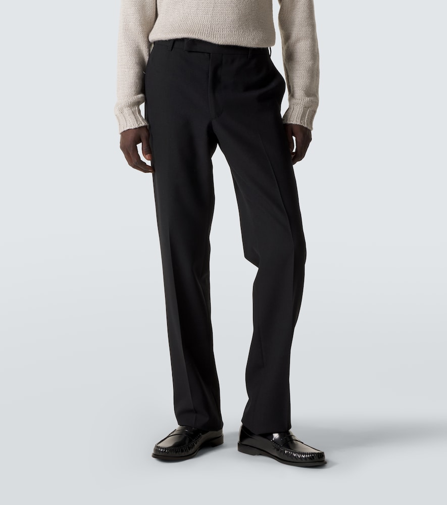 Straight Pants Wool