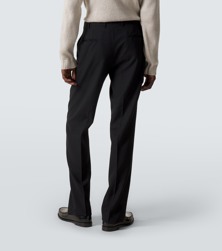 Straight Pants Wool