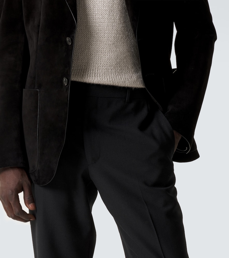 Straight Pants Wool