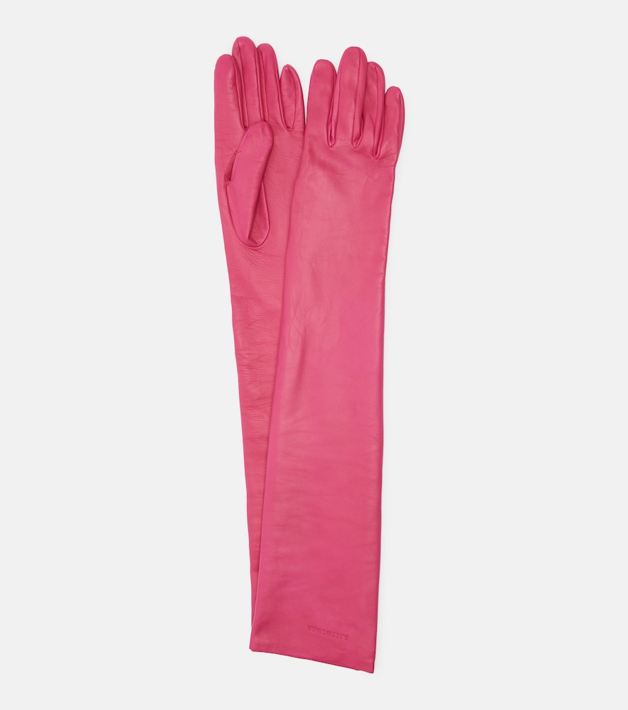 Balenciaga eather gloves