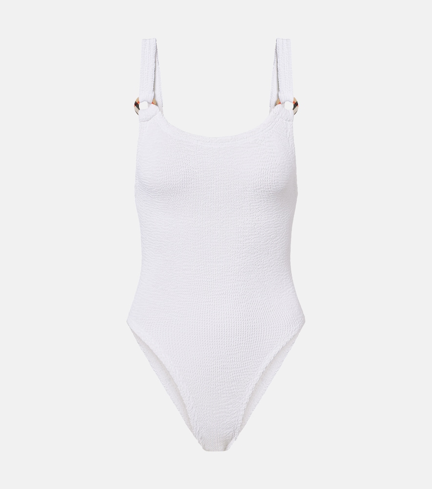 x Hunza G â Costume intero Domino a quadri