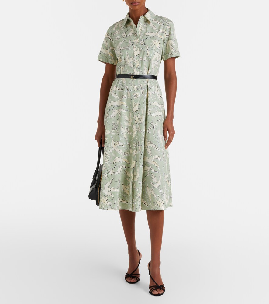 Altuzarra Kiera printed cotton-blend shirt dress